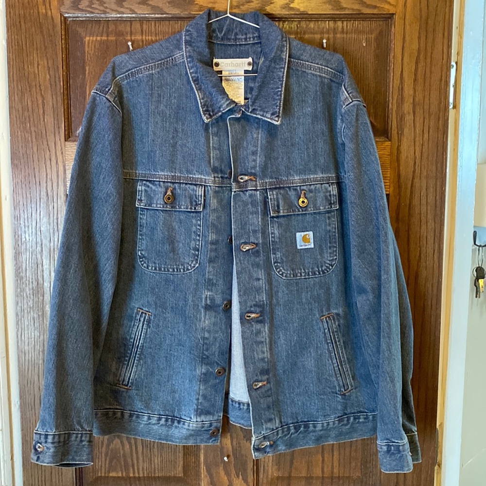 🚨 VINTAGE 🚨carhartt denim jacket